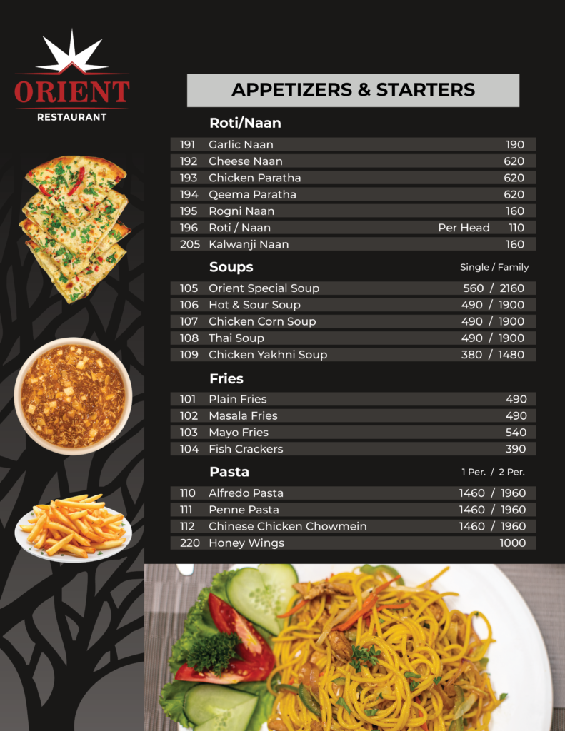 Appetizers and Starter